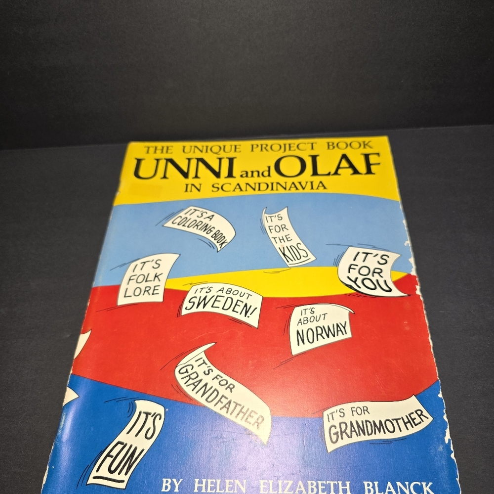 Vintage Helen Elizabeth Blanck Unni and Olaf in Scandinavia New